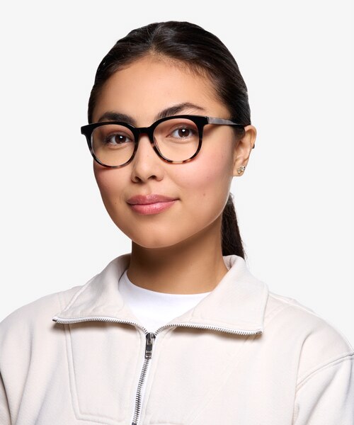 Rialto Black Tortoise AcétateMontures de lunettes de vue pour Femmes d'EyeBuyDirect