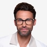 Demo Black AcetateEyeglass Frames for Men from EyeBuyDirect