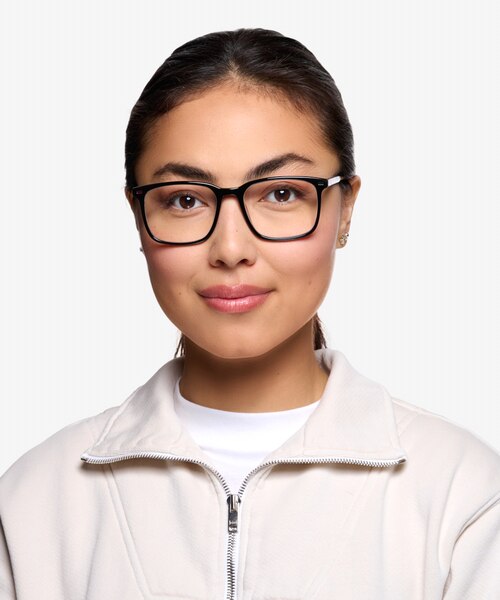Chief Black AcetateEyeglass Frames for Women from EyeBuyDirect