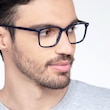 Chief Navy AcetateEyeglass Frames for Men from EyeBuyDirect