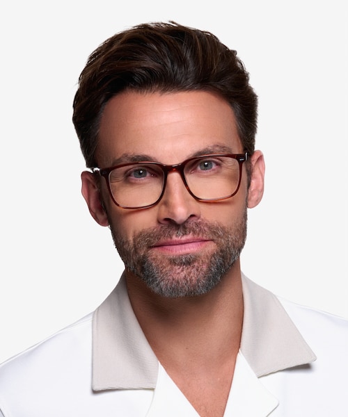 Chief Brown AcetateEyeglass Frames for Men from EyeBuyDirect