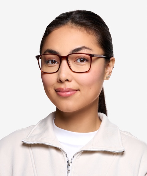 Chief Brown AcetateEyeglass Frames for Women from EyeBuyDirect