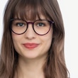 Macaron Purple PlasticEyeglass Frames for Women from EyeBuyDirect