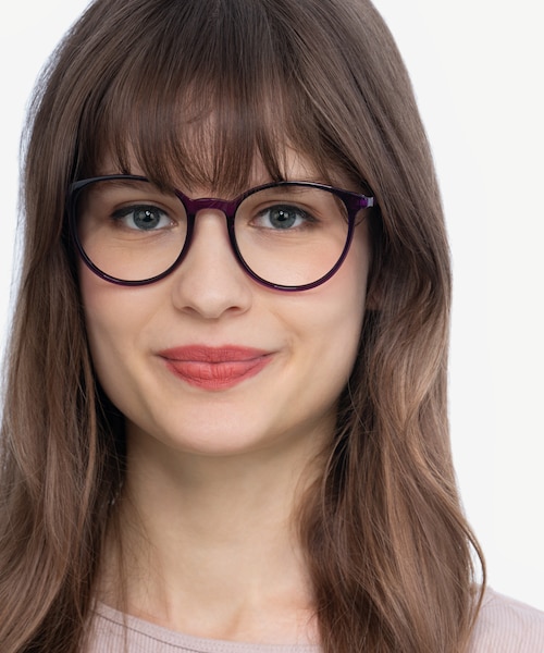 Macaron Purple PlasticEyeglass Frames for Women from EyeBuyDirect