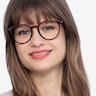 Macaron Burgundy PlasticEyeglass Frames for Women from EyeBuyDirect