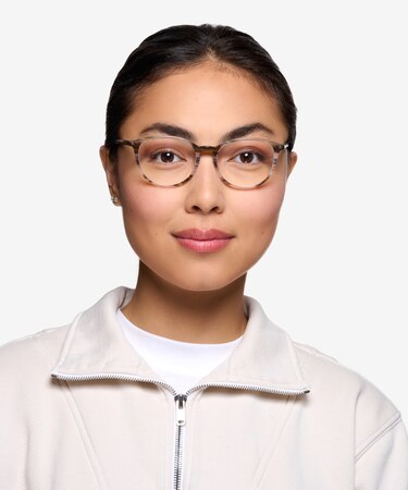 Striped Messenger -  Lightweight Acetate Eyeglasses
