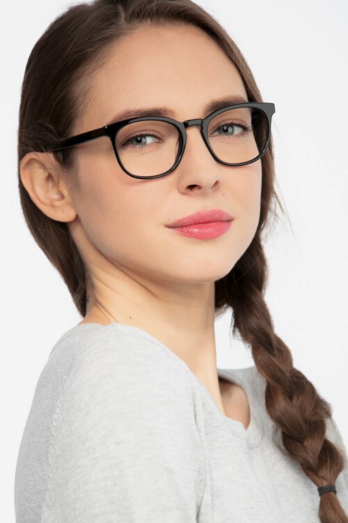 Keen Black AcetateEyeglass Frames for Women from EyeBuyDirect
