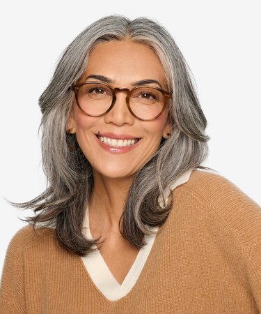 Cognac Theory -  Geek Acetate Eyeglasses