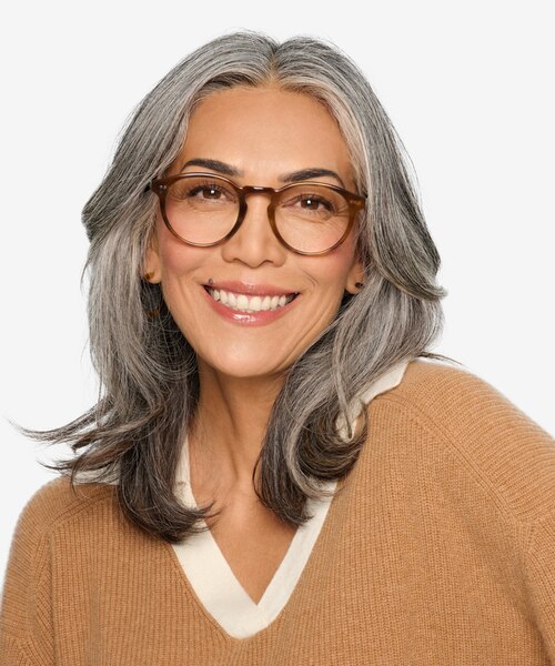 Theory Cognac AcetateEyeglass Frames for Women from EyeBuyDirect