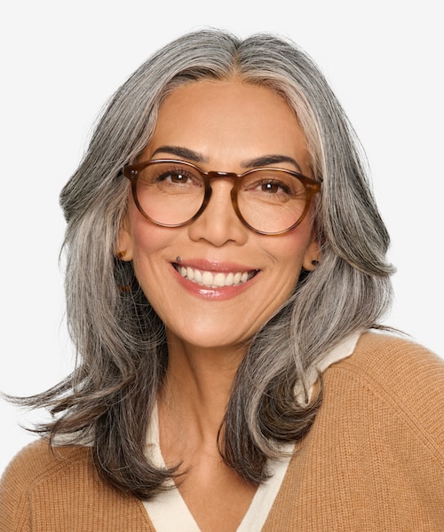 Theory Cognac AcetateEyeglass Frames for Women from EyeBuyDirect