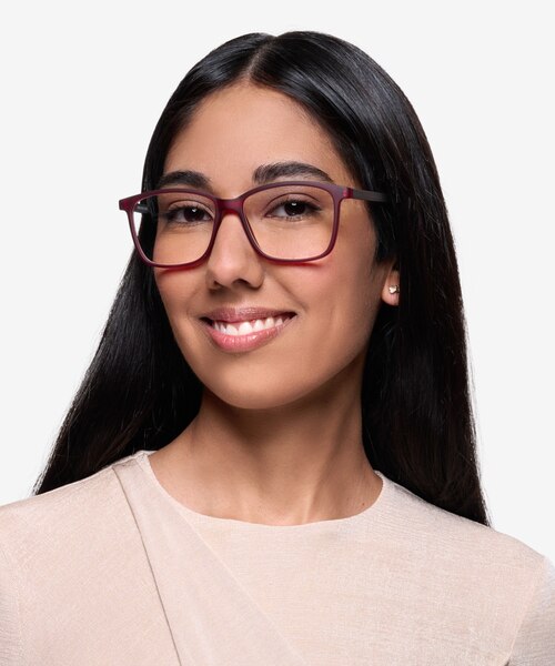 Alaska Red PlasticEyeglass Frames for Women from EyeBuyDirect