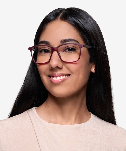 Alaska Red PlasticEyeglass Frames for Women from EyeBuyDirect
