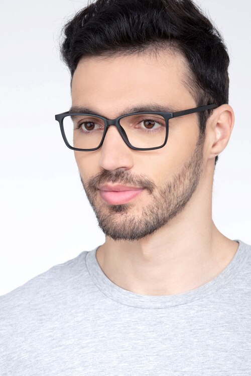 Alaska Black PlasticEyeglass Frames for Men from EyeBuyDirect