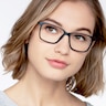 Alaska Black PlasticEyeglass Frames for Women from EyeBuyDirect