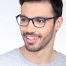 Arctic Blue PlasticEyeglass Frames for Men from EyeBuyDirect