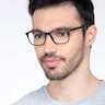 Arctic Black PlasticEyeglass Frames for Men from EyeBuyDirect