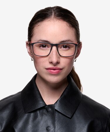 Black Holmes -  Lightweight Plastic Eyeglasses