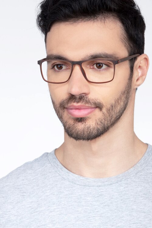 Holmes Brown PlasticEyeglass Frames for Men from EyeBuyDirect