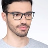 Stride Navy PlasticEyeglass Frames for Men from EyeBuyDirect