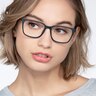 Stride Navy PlasticEyeglass Frames for Women from EyeBuyDirect