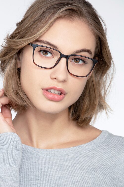 Stride Tortoise PlasticEyeglass Frames for Women from EyeBuyDirect