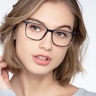 Stride Tortoise PlasticEyeglass Frames for Women from EyeBuyDirect