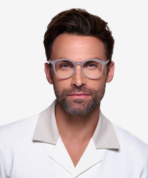 Matte Clear Primrose -  Acetate Eyeglasses