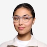 Primrose Matte Clear AcétateMontures de lunettes de vue pour Femmes d'EyeBuyDirect