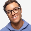Phoenix Black AcetateEyeglass Frames for Men from EyeBuyDirect