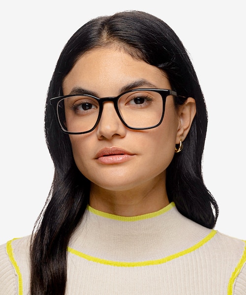 Phoenix Black AcetateEyeglass Frames for Women from EyeBuyDirect
