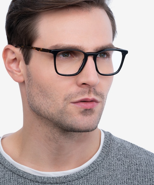 Phoenix Black Tortoise AcetateEyeglass Frames for Men from EyeBuyDirect