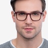 Phoenix Burgundy AcetateEyeglass Frames for Men from EyeBuyDirect