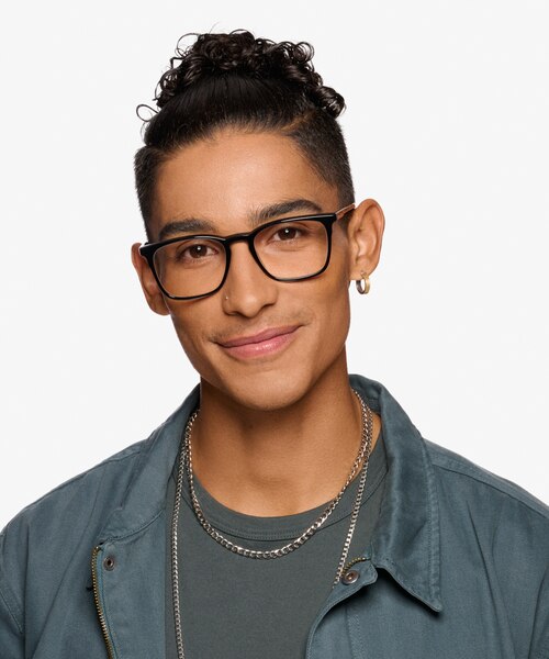 Phoenix Black Tortoise AcetateEyeglass Frames for Men from EyeBuyDirect