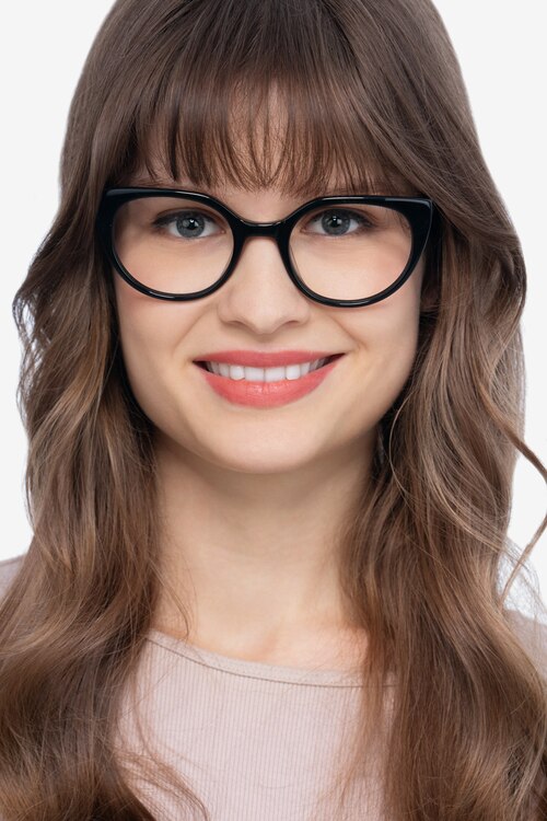 Rhyme Black AcetateEyeglass Frames for Women from EyeBuyDirect