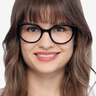 Rhyme Black AcetateEyeglass Frames for Women from EyeBuyDirect