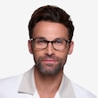 Alette Blue Floral AcetateEyeglass Frames for Men from EyeBuyDirect