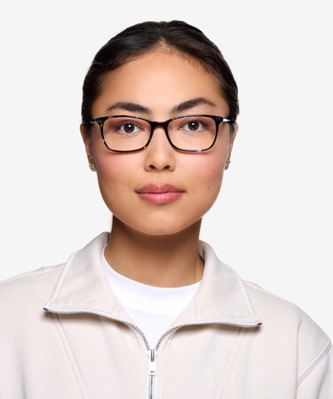 Blue Floral Alette -  Lightweight Acetate Eyeglasses
