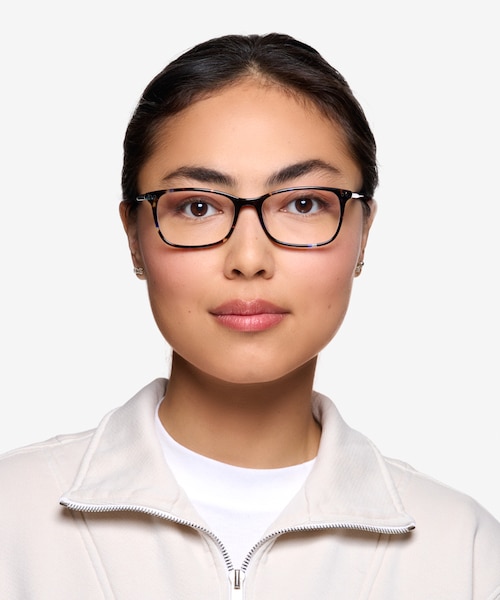 Alette Blue Floral AcetateEyeglass Frames for Women from EyeBuyDirect