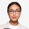 Alette Blue Floral AcetateEyeglass Frames for Women from EyeBuyDirect