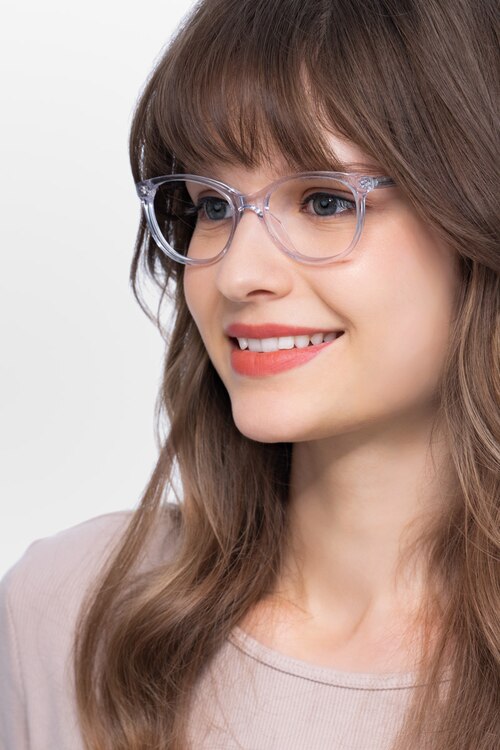 Depth Transparent AcétateMontures de lunettes de vue pour Femmes d'EyeBuyDirect