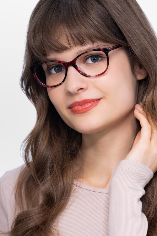 Depth Fleuries AcétateMontures de lunettes de vue pour Femmes d'EyeBuyDirect
