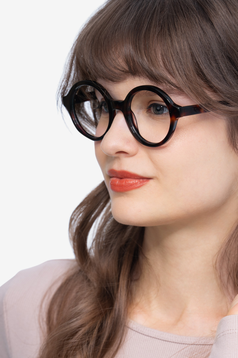 Groove Round Tortoise Glasses For Women Eyebuydirect