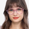 Groove Pink AcetateEyeglass Frames for Women from EyeBuyDirect