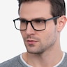 Arise Black AcetateEyeglass Frames for Men from EyeBuyDirect