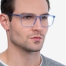 Arise Blue AcetateEyeglass Frames for Men from EyeBuyDirect