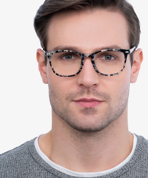 Honor Gray Tortoise AcetateEyeglass Frames for Men from EyeBuyDirect