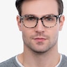 Honor Gray Tortoise AcetateEyeglass Frames for Men from EyeBuyDirect