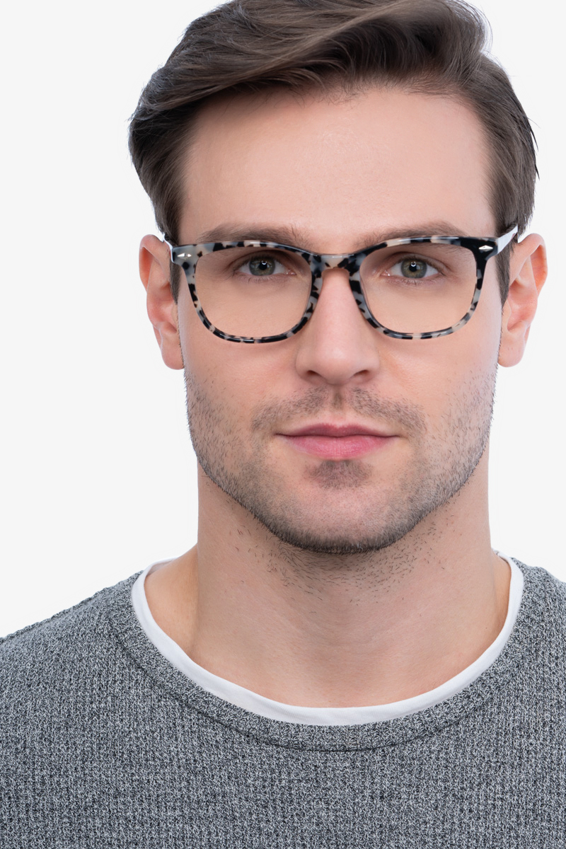 Honor Square Gray Tortoise Full Rim Eyeglasses Eyebuydirect 3419