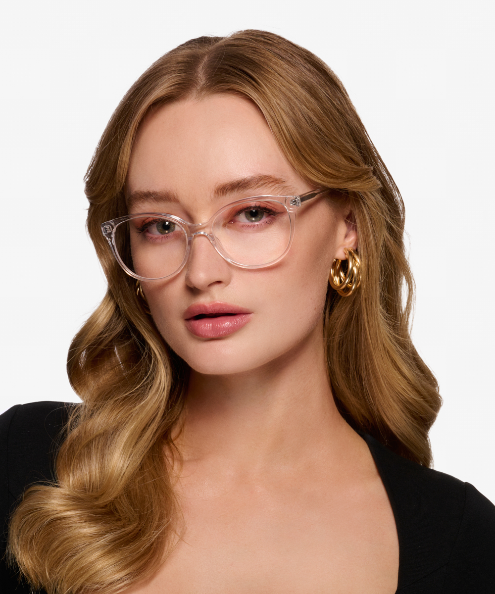 Pursuit Cat Eye Clear Glasses For Women Eyebuydirect Canada