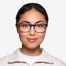 Tactician Noir AcétateMontures de lunettes de vue pour Femmes d'EyeBuyDirect